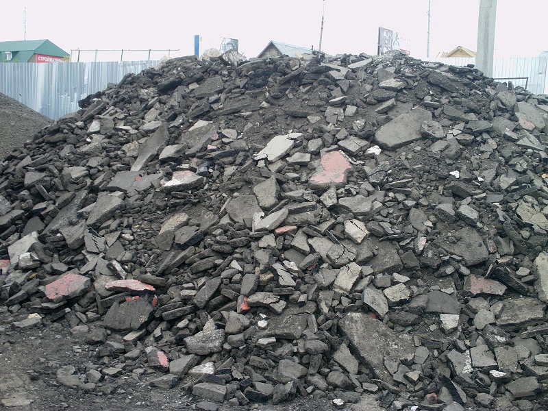 Скол асфальта